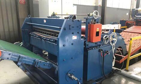 開平線剪床、定尺、糾偏部分